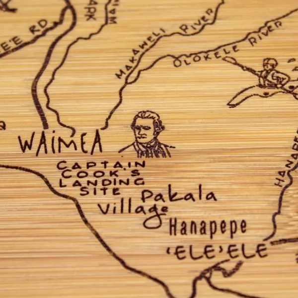 A Slice of Life Kauai Serving & Cutting Board... from ASI 91565 Totally Bamboo