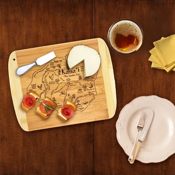 A Slice of Life Kauai Serving & Cutting Board... from ASI 91565 Totally Bamboo