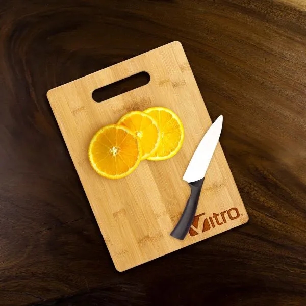 13" Bamboo Cutting Board with Handle... from ASI 91565 Totally Bamboo