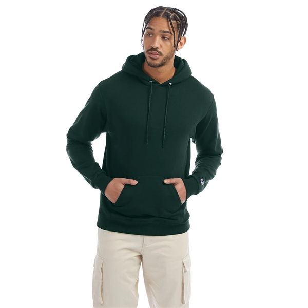 Moisture-wicking pullover hoodie with two-ply hood, dyed-to-match drawcord, and front pouch... from ASI 34063 alphabroder