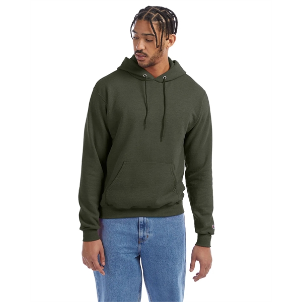 Moisture-wicking pullover hoodie with two-ply hood, dyed-to-match drawcord, and front pouch... from ASI 34063 alphabroder