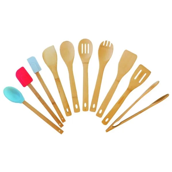 10-Piece Bamboo Cooking Utensil Set... from ASI 91565 Totally Bamboo