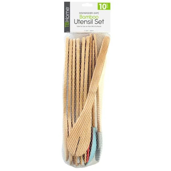 10-Piece Bamboo Cooking Utensil Set... from ASI 91565 Totally Bamboo