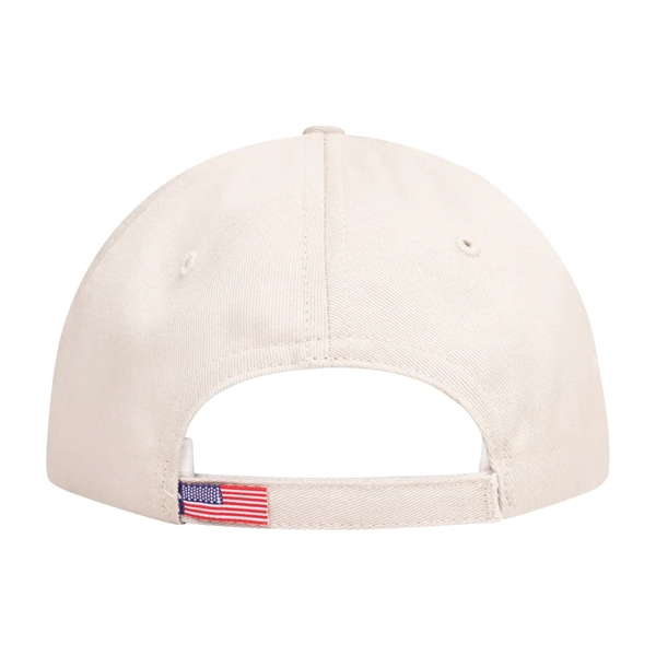 Low style structured six panel cap which is 100% Union Made... from ASI 73775 Unionwear