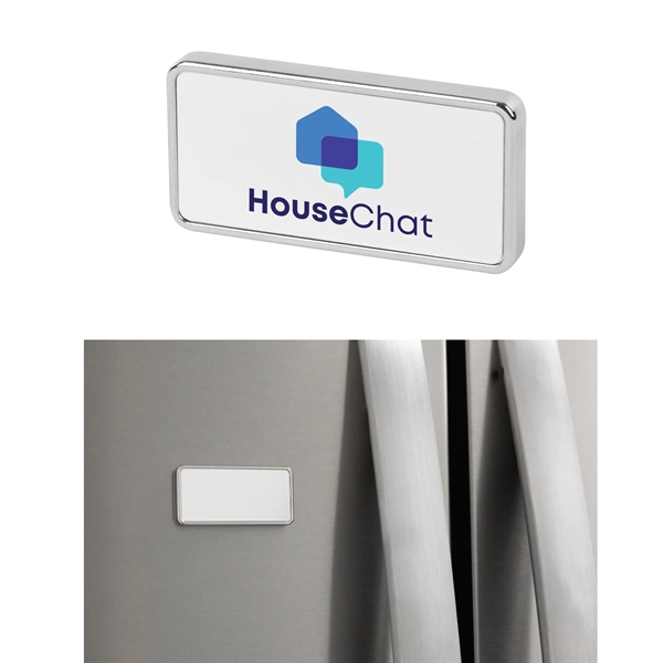 Two-piece zinc alloy 6" x 8" magnetic photo frame.... from ASI 61125 Hit Promotional Products / Hit®