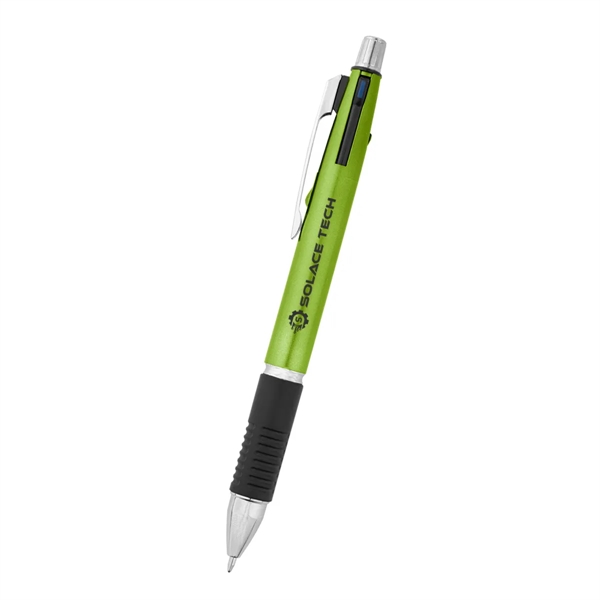4-in-1 pen with three colors of ink, a mechanical pencil lead,... from ASI 61125 Hit Promotional Products / Hit®