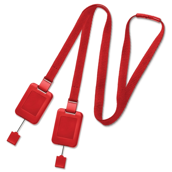 2 hooks so mask or credentials are always facing forward. Detachable... from ASI 79898 Promovision / PROMOVISION