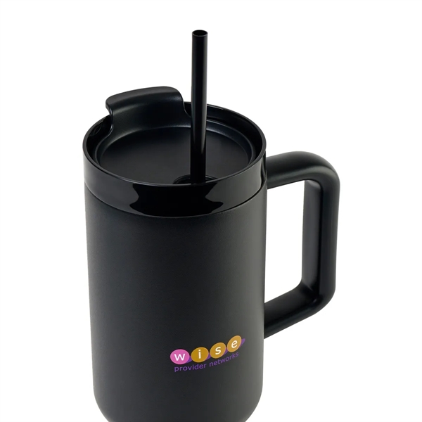 Built for commuting, the Adrian Travel Tumbler features double wall stainless... from ASI 56070 Gemline / Gemline®
