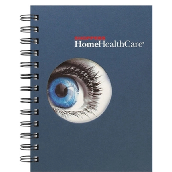 5" x 7" note pad with die-cut window, full-color insert, foil... from ASI 91340 Journalbooks/Timeplanner Calendars