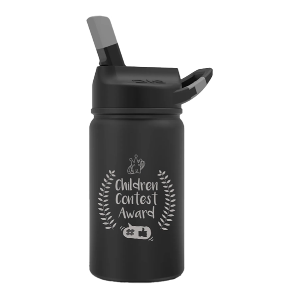 Lil SIC 12 ounce triple insulated stainless steel bottle with carabiner,... from ASI 74601 Calico