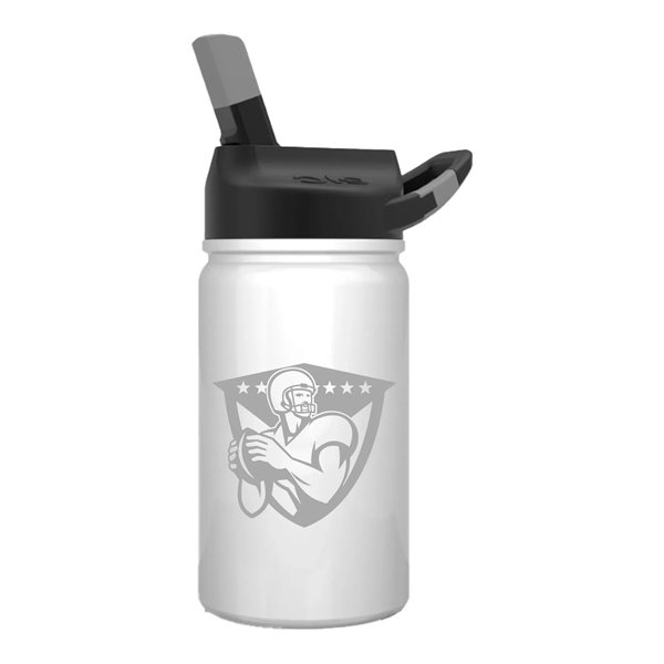 Lil SIC 12 ounce triple insulated stainless steel bottle with carabiner,... from ASI 74601 Calico