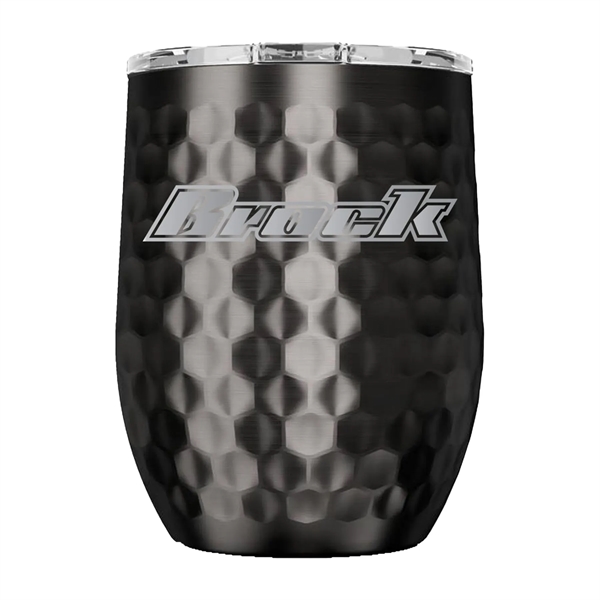 SIC 16 ounce insulated stainless steel stemless wine glass with secure... from ASI 74601 Calico