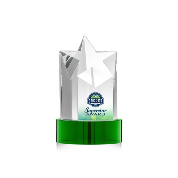 The Berkley Star VividPrint™ Award on Optical Crystal Base is an... from ASI 84592 St Regis Group / St Regis