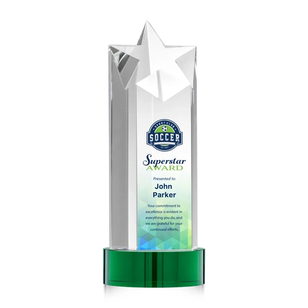 The Berkley Star VividPrint™ Award on Optical Crystal Base is an... from ASI 84592 St Regis Group / St Regis
