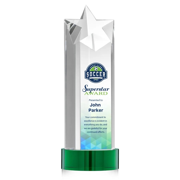 The Berkley Star VividPrint™ Award on Optical Crystal Base is an... from ASI 84592 St Regis Group / St Regis