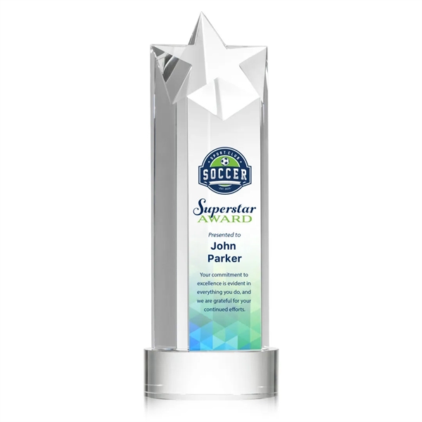 The Berkley Star VividPrint™ Award on Optical Crystal Base is an... from ASI 84592 St Regis Group / St Regis