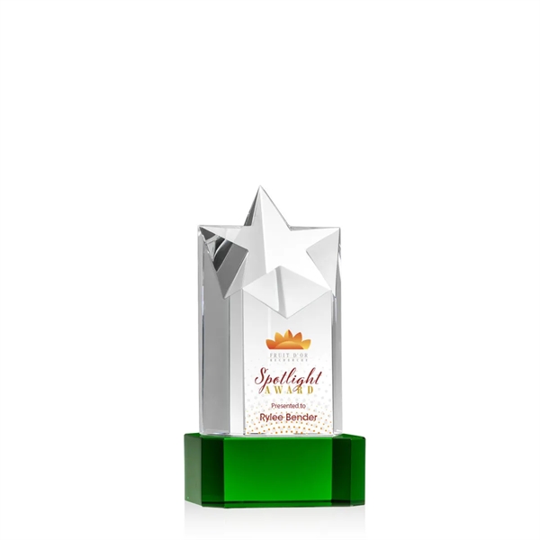 The Berkley Star VividPrint™ Award on Optical Crystal Base is an... from ASI 84592 St Regis Group / St Regis