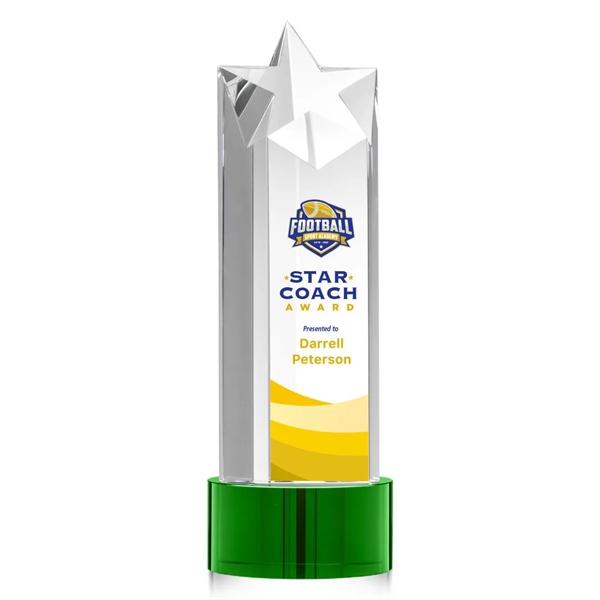 The Berkley Star VividPrint™ Award on Optical Crystal Base is an... from ASI 84592 St Regis Group / St Regis