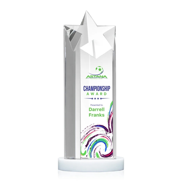 The Berkley Star VividPrint™ Award on Optical Crystal Base is an... from ASI 84592 St Regis Group / St Regis