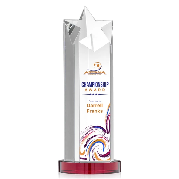 The Berkley Star VividPrint™ Award on Optical Crystal Base is an... from ASI 84592 St Regis Group / St Regis