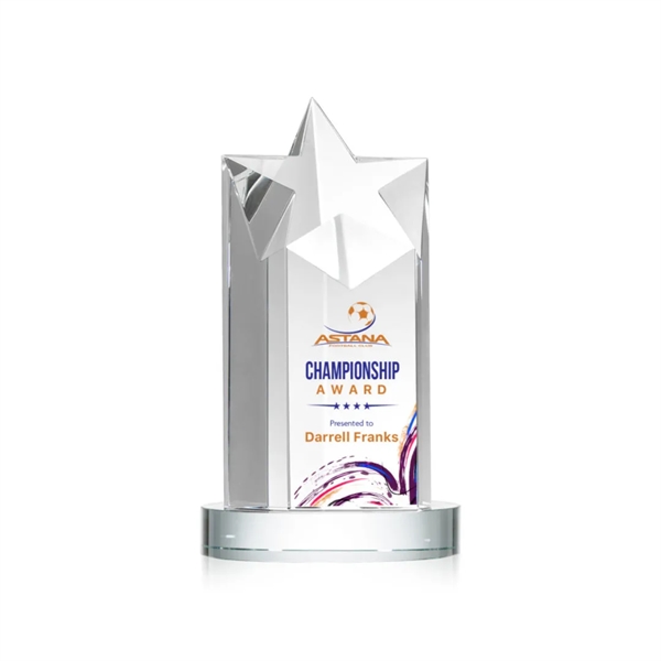 The Berkley Star VividPrint™ Award on Optical Crystal Base is an... from ASI 84592 St Regis Group / St Regis