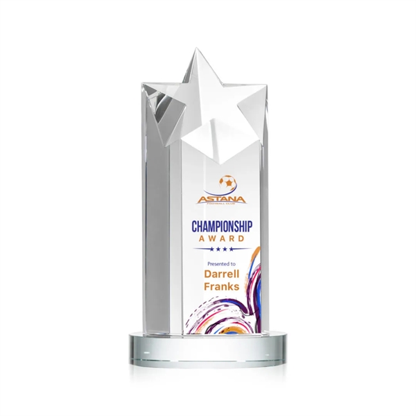 The Berkley Star VividPrint™ Award on Optical Crystal Base is an... from ASI 84592 St Regis Group / St Regis