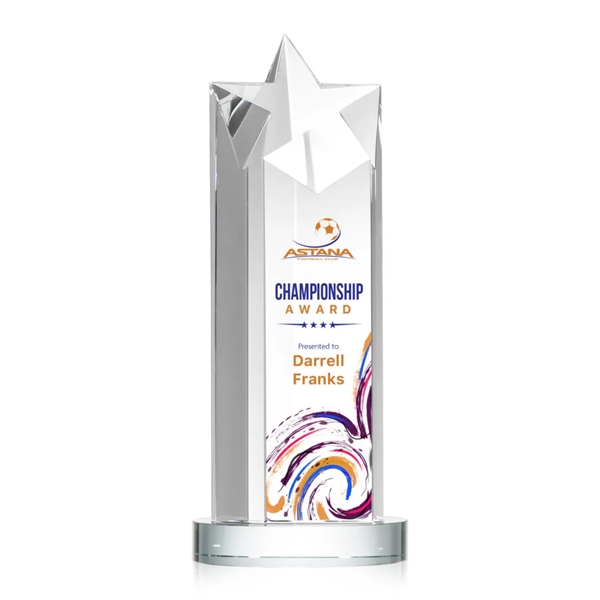 The Berkley Star VividPrint™ Award on Optical Crystal Base is an... from ASI 84592 St Regis Group / St Regis