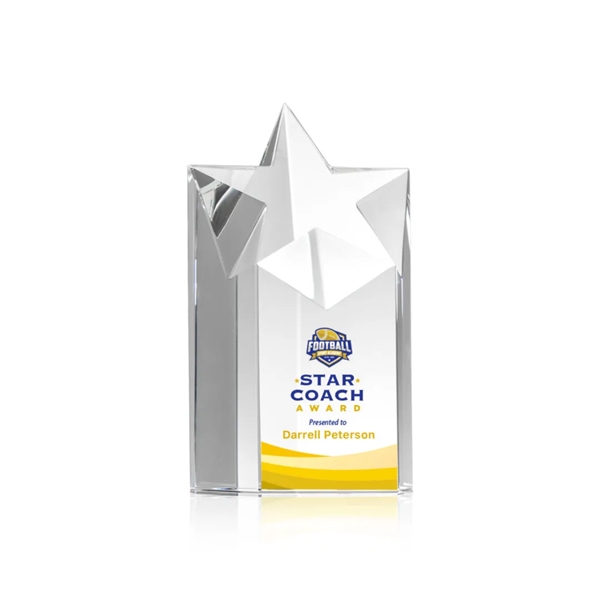 The Freestanding Berkley Star VividPrint™ Award is an inspiring monument to... from ASI 84592 St Regis Group / St Regis