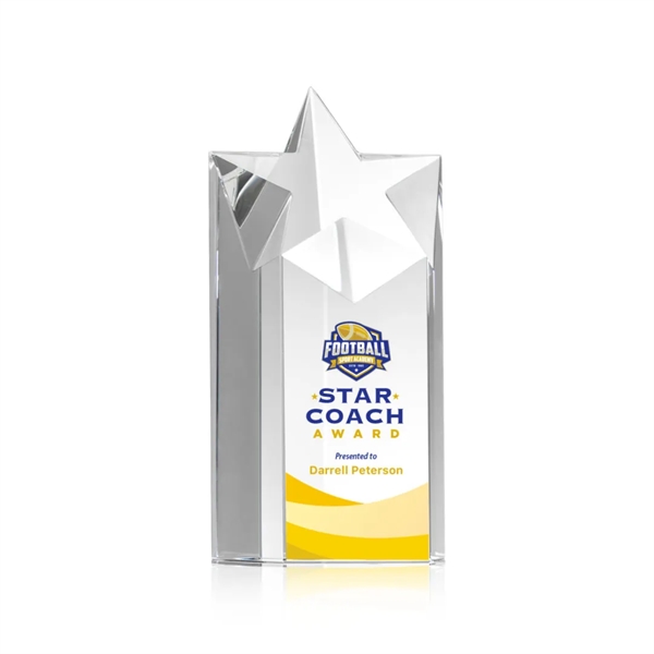 The Freestanding Berkley Star VividPrint™ Award is an inspiring monument to... from ASI 84592 St Regis Group / St Regis