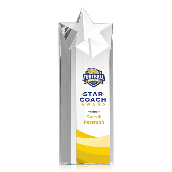 The Freestanding Berkley Star VividPrint™ Award is an inspiring monument to... from ASI 84592 St Regis Group / St Regis