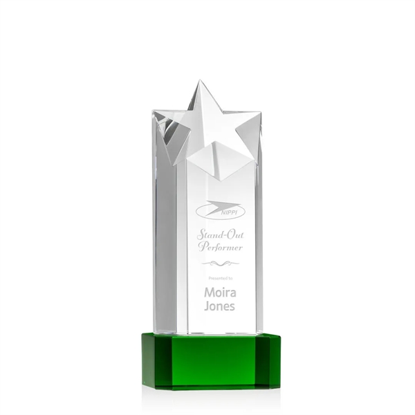 The Berkley Star Award on an Emerald Optical Crystal Base is... from ASI 84592 St Regis Group / St Regis