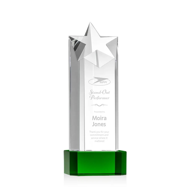 The Berkley Star Award on an Emerald Optical Crystal Base is... from ASI 84592 St Regis Group / St Regis