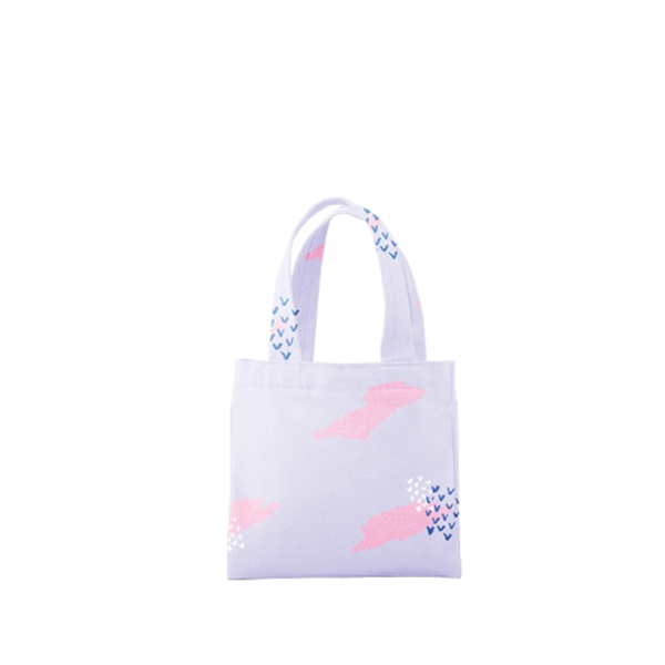 Small, toddler-size, flat 4cp Poly tote bag with 2 handles.... from ASI 74710 Numo