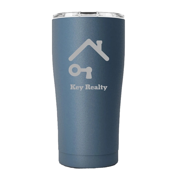 20 oz. stainless steel tumbler with COPPER lining, splash-proof lid,TRIPLE WALL... from ASI 74601 Calico