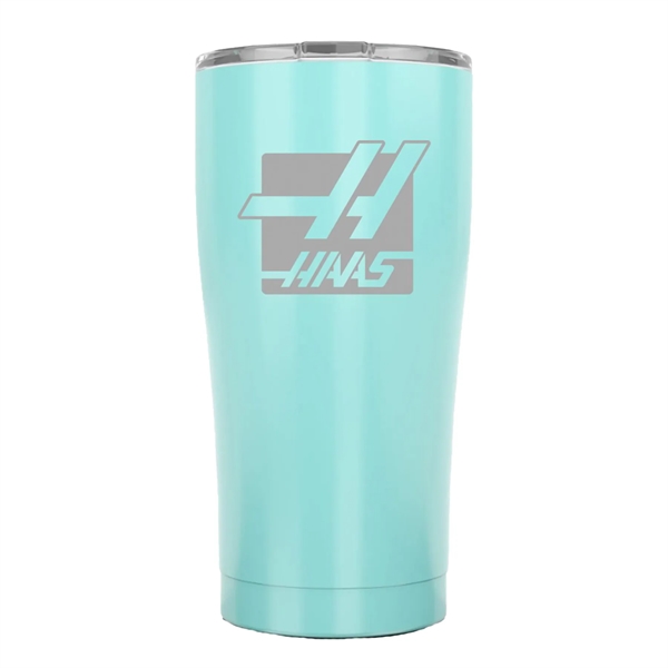 20 oz. stainless steel tumbler with COPPER lining, splash-proof lid,TRIPLE WALL... from ASI 74601 Calico