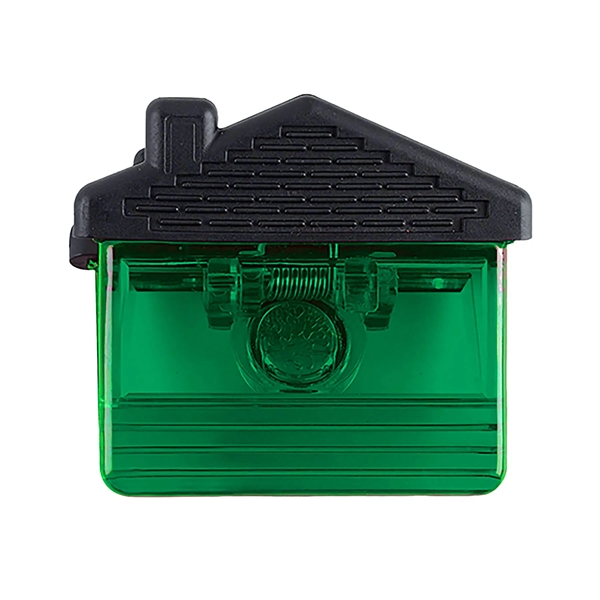 House shaped clip with rubber grip, magnetic backing and Customization.... from ASI 54040 Fey Promo / Mi Line by Fey