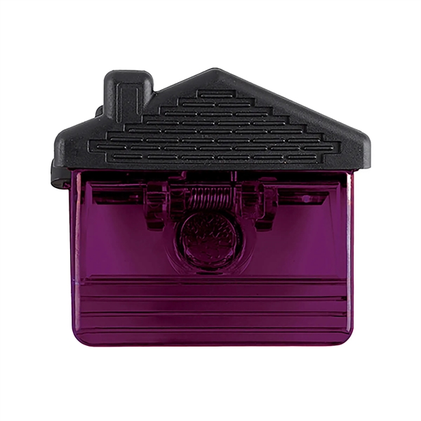 House shaped clip with rubber grip, magnetic backing and Customization.... from ASI 54040 Fey Promo / Mi Line by Fey