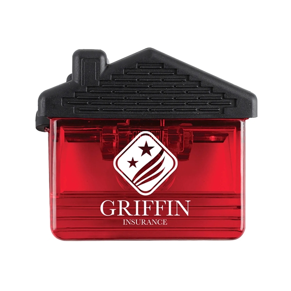 House shaped clip with rubber grip, magnetic backing and Customization.... from ASI 54040 Fey Promo / Mi Line by Fey