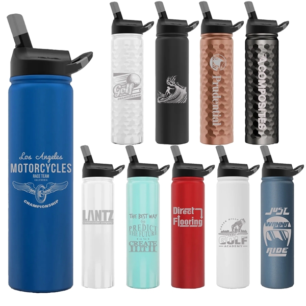 SIC 27 ounce insulated stainless steel sports bottle with gift box.... from ASI 74601 Calico