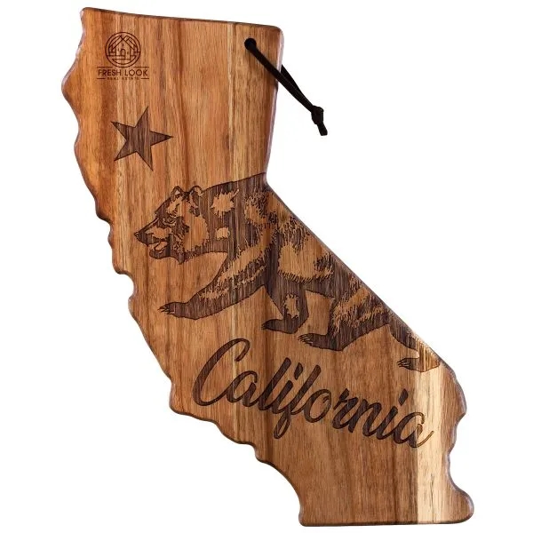 Origins Series California State Shaped Cutting & Serving Board... from ASI 91565 Totally Bamboo