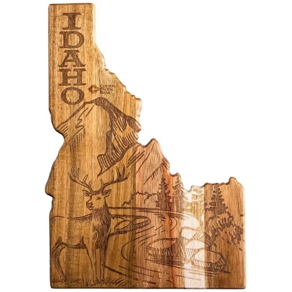 Origins Series Idaho State Shaped Cutting and Serving Board... from ASI 91565 Totally Bamboo