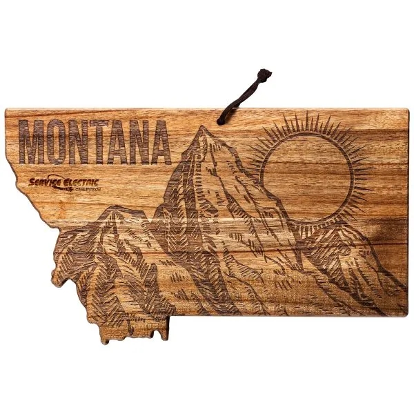 Origins Series Montana State Shaped Cutting and Serving Board... from ASI 91565 Totally Bamboo