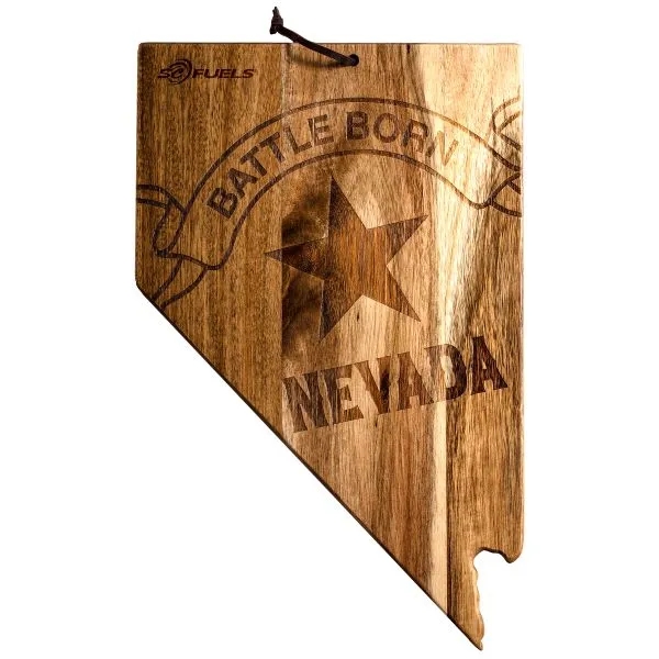 Origins Series Nevada State Shaped Cutting and Serving Board... from ASI 91565 Totally Bamboo