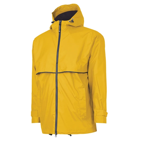 Men's wind and waterproof rain jacket lined with grey mesh.... from ASI 44620 Charles River Apparel
