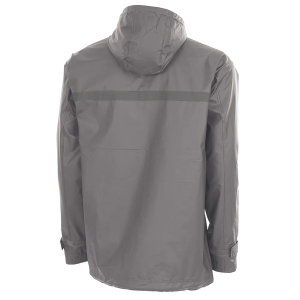 Men's wind and waterproof rain jacket lined with grey mesh.... from ASI 44620 Charles River Apparel