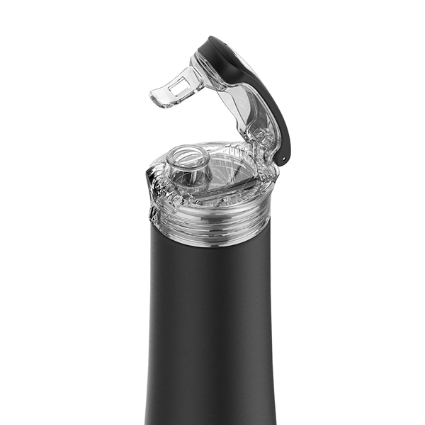 23oz. S/S Vacuum Sports Water Bottle with Leak-Proof Locking Flip Top... from ASI 64845 Kin Image Inc / Himmers International Inc. DBA Kin Image Inc