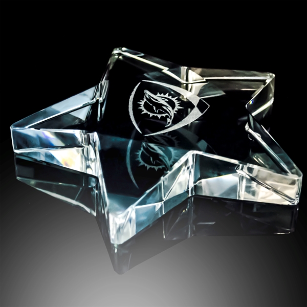 Crystal, star, Optical, Paperweight, Paper, Weight, Magnifier, Magnify, Magnifying, glass, see... from ASI 40544 Binaco / Binaline