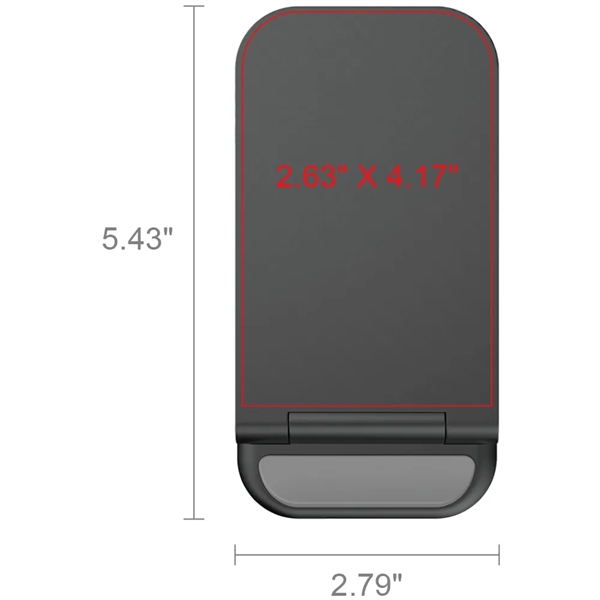 The "Peoria 15W Foldable Wireless Charger Stand" is a versatile, portable... from ASI 90154 Sunjoy Group Inc