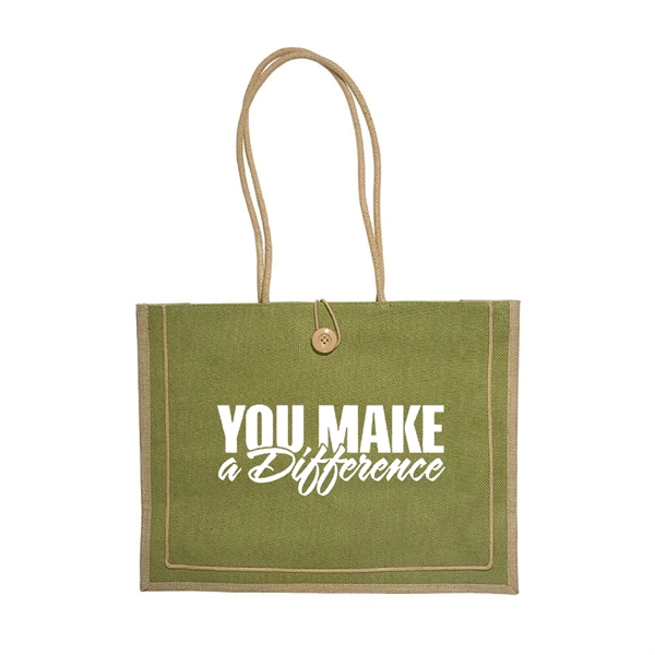 Jute Milan Tote... from ASI 89971 Stuff A Mug