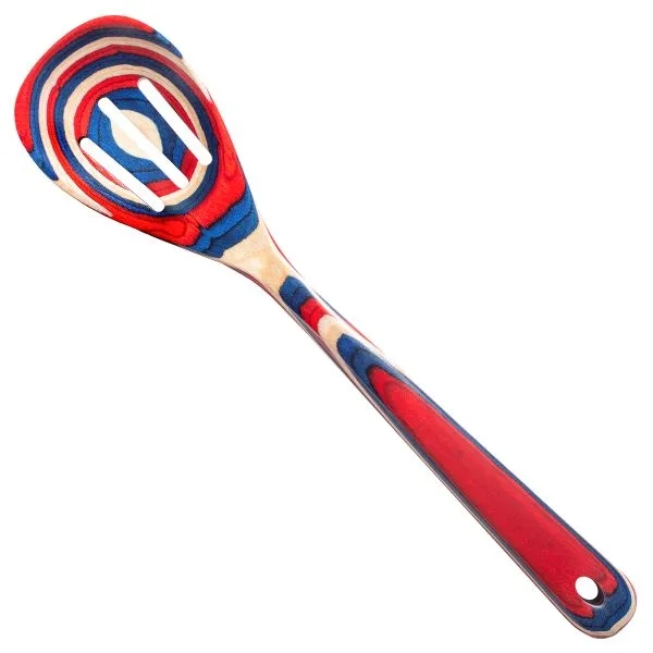 Old Glory Slotted Spoon... from ASI 91565 Totally Bamboo